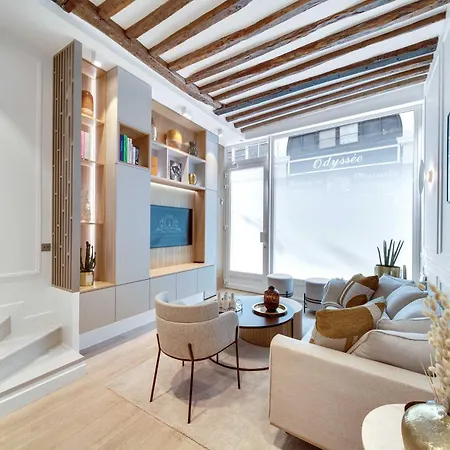 Amazing Historical Parisien Town House Next To Louvre Area Apartment Paris
